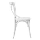 Modway - Gear Fauteuil d’appoint de salle à manger - Blanc-8