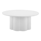 Zuo - Palmier Table basse - Blanc-Garantie limitée de 3 ans
