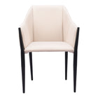 Zuo - Andover Chaise de salle à manger - Beige - Ensemble de 2-Tissu confortable et durable