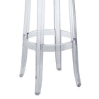 Modway - Casper Dos sans dos Tabouret de bar - Clair-Capacité de poids : 331 livres