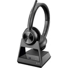 HP - Casque stéréo Dect de bureau Poly Savi 7320-M-Sécurité DECT