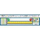 North Star Teacher Resources - Manuscrit traditionnel primaire comptant 1-120 plaques de bureau - 3 paquets de 36-Écrivez simplement les noms des étudiants et collez-les sur les bureaux des étudiants pour une utilisation toute l'année.