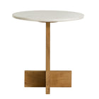 Modway - Tarin Bois d’acacia et marbre Table d’appoint - Naturel-Plateau de table en marbre