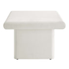 Modway - Relic Béton texturé Table basse - Blanc-Assemblée requise