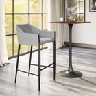 Zuo - Andover Tabouret de bar - Gris ardoise-Aucun assemblage requis