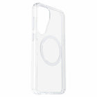 OtterBox - Symmetry Clear Magnets Case pour Samsung Galaxy S25+ - Transparent avec teinte bleue-Ancrages intégrés pour attacher des dragonnes et des breloques