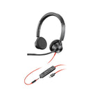 HP - Casque filaire stéréo USB-C Poly Blackwire 3325 - Noir-Facilite la collaboration grâce à la qualité audio et à la fiabilité de la signature Poly.