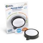 Learning Resources - Enregistreur de messages - Bulle de dialogue - Lot de 3-Enregistrez encore et encore : avec 20 secondes de temps d'enregistrement et un guide étape par étape facile, il est simple d'enregistrer un nouveau message chaque jour ! Transformez-le en un jeu d’apprentissage socio-émotionnel !