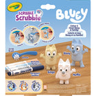 Crayola - Ensemble de jeu Bluey Scribble Scrubbie Crayola, 3 unités-Personnages bluey : les enfants adoreront colorier leurs personnages bluey préférés : bluey, bingo et muffin