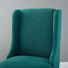 Modway - Baron Tissu rembourré Tabouret de comptoir - Sarcelle-Finition de tête de clou polie