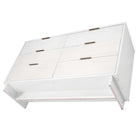 Manhattan Comfort - Granville commode moderne double large 55,04" - blanc-10