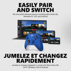 Xbox - Manette sans fil - Shock Blue -Comprend la technologie Xbox sans fil et Bluetooth pour le jeu sans fil sur les consoles prises en charge, les PC Windows 10, et les téléphones et tablettes Android et iOS
