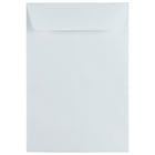 JAM Paper Enveloppes à ouverture au sommet et rabat droit gommé, 6 1/2 x 9 1/2 po, blanches, 200 par paquet-Blanc