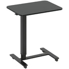 HOMCOM - Bureau debout pneumatique à hauteur réglable - 25,6 po L x 18,9 po l x 43,3 po H - noir-Le vérin à gaz ajuste en douceur le bureau debout entre 28,7 po et 43,3 po