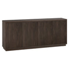Hudson&Canal - Table de buffet Alston 68" L - Brun aulne-Comprend 4 portes avec deux armoires de rangement et des étagères réglables