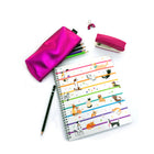 Hilroy - Cahier Hug Me - Chiens - 160 pages - 10 1/2" x 8" - blanc-Reliure à double spirale doré