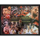 Toronto Raptors 2019 Champs par Arrigo - Toile encadree - 31" x 22"-Impression sur toile de qualité supérieure avec bordures enveloppées