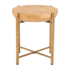Zuo - Halya Table d’appoint - Naturel-Placage de bois raffiné avec texture naturelle chaleureuse