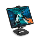 ShoppingAll - Support de Tablette Réglable Court - Noir-Base et bras en aluminium robuste