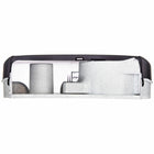 San Jamar - Distributrice de papier toilette à deux rouleaux géants - 19,29 po L x 5,5 po P x 11,83 po H- noir-19,29 po L x 5,5 po P x 11,83 po H