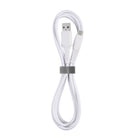 Basic Tech - Câble USB-C Tressé de 6 pi - Blanc-3000+ test de pliage