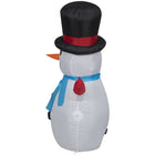 GEMMY - Bonhomme de neige gonflable de Noël - 107 cm-Se dégonfle pour un rangement facile