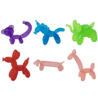 Merangue - Gommes à ballons - Lot de 6-Lot de 6 gommes fantaisie en forme d'animaux en ballons