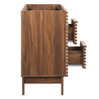 Modway - Render 48" Meuble de toilette de salle de bain compatible double lavabo (non inclus) - Noyer-10