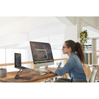 Kanto - Support surélevé pour ordinateur portable - Noir-Les coussinets en silicone maintiennent l'ordinateur et le support en place