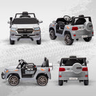 Qaba - Voiture RC électrique Toyota sous licence 12V pour enfants - gris-Trois réglages de vitesse pour différents niveaux de compétence 
