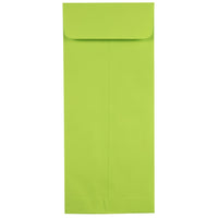 JAM Paper Enveloppes ouvertes de teinte claire avec fermeture gommée, 4 1/8 x 9 1/2 po, vert lime, 1000/paquet-Vert lime