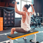 Soozier - Banc de musculation polyvalent, banc plat pour haltères, planche utilitaire pour salle de sport à domicile-Certifié CE/ROHS 