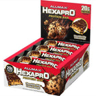 Allmax - Barres protéinées Hexparo Bars aux pépites de chocolat et à la pâte à biscuits - Lot de 12-Paquet de 12