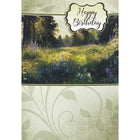 Mill Brook Studio - Cartes de souhaits Fête avec enveloppes – 5-3/8 po x 7-3/4 po – Champ de fleurs – paquet de 18-Cartes de souhaits qualité boutique