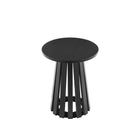 Manhattan Comfort - Lot de 2 tables d’appoint modernes Layla 90 cm - Noir-Associez et combinez avec les tables basses Manhattan Comfort