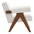 Modway - Lyra Tissu Fauteuil - Tissu ivoire - Ensemble de 2-Rembourrage en mousse dense