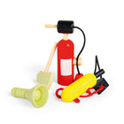 Bigjigs Toys - Figurines de pompiers, lot de 4-Encourage le jeu créatif et imaginatif