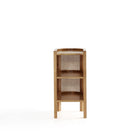 Manhattan Comfort - Table d’appoint chic industrielle Versailles 11,81 po - Nature - Ensemble de 2-Comprend 2 étagères fixes parfaites pour les magazines et la décoration intérieure