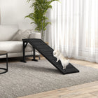 PawHut - Rampe pour animaux, marches de lit pour chien avec tapis antidérapant, 74 po x 16 po x 25 po - noir-Fabriqué en bois de pin de qualité pour une utilisation robuste 