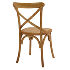 Modway - Gear Fauteuil d’appoint de salle à manger Ensemble de 4 - Noyer-8