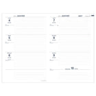 Quo Vadis - Texthebdo Agenda Scolaire Semainier - Août à Juillet - 16 cm l x 24 cm H - Couleurs Assorties - Français-Grille 1 couleur sur papier blanc