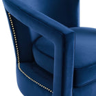 Modway - Frolick Performance Velvet Fauteuil - Marine-9
