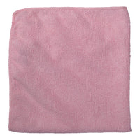 Rubbermaid Commercial Microfiber Light Duty Cloth - Rose-Tissu en microfibres