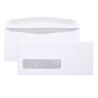 Enveloppes d'affaires de sécurité SupremeX avec fenêtre, doublure teintée grise, no 9, 24 lb, blanc, 3 7/8 pox 8 7/8 po, 500/bte-24lb.