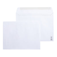 SupremeX - Enveloppe - 9" x 12" - Ouverture sur la longueur - vélin blanc 24 lb - Paquet de 500-Enveloppes ouverte à la côté