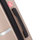 Air Canada - Bagage de cabine rigide Laurentian de 20 po - roulettes pivotantes à 360 degrés - champagne-La conception légère pèse 6,3 lb