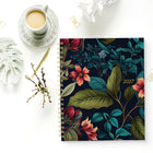 Blueline - Agenda Hebdomadaire/Mensuel - 11 po H x 8 1/2 po l - Motif Floral - Bilingue-Section contacts