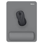 Fellowes - Repose-poignet pour souris Breyta XL avec coussin HEX - Gris-La technologie HEX Cushion Technology, en instance de brevet, allie un soutien uniforme à un confort remarquable pendant l’utilisation de la souris