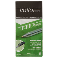 Tratto - Stylo à bille - pointe moyenne - noir - paquet de 50-Stylo à bille