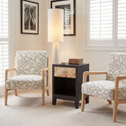 Zuo - Runa Fauteuil d’appoint - Beige/Naturel-Dimensions: 30,3 po L x 26,4 po L x 31,1 po H